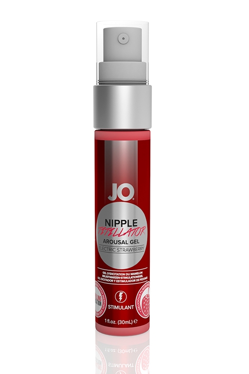 Гель для сосков возбуждающий "JO Nipple Titillator" с ароматом и вкусом клубники, 30ml 