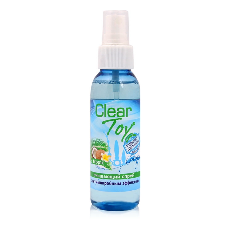 Спрей антисептик для тела и поверхностей "Clear Toy" с ароматом кокоса, 100ml 